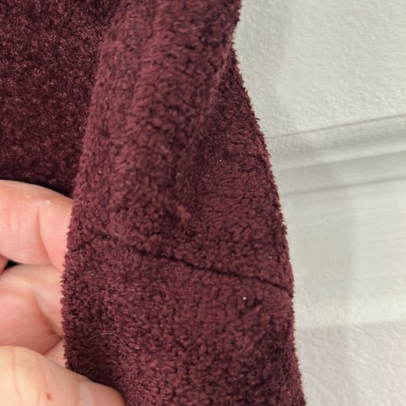 EMPORIO ARMANI - Chenille sweater maxi logo Rosso men size large - Picture 8 of 10